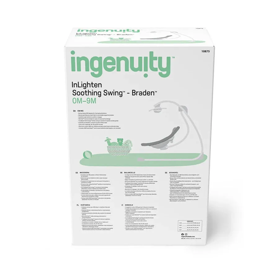 Ingenuity DreamComfort Cradling Swing - Braden