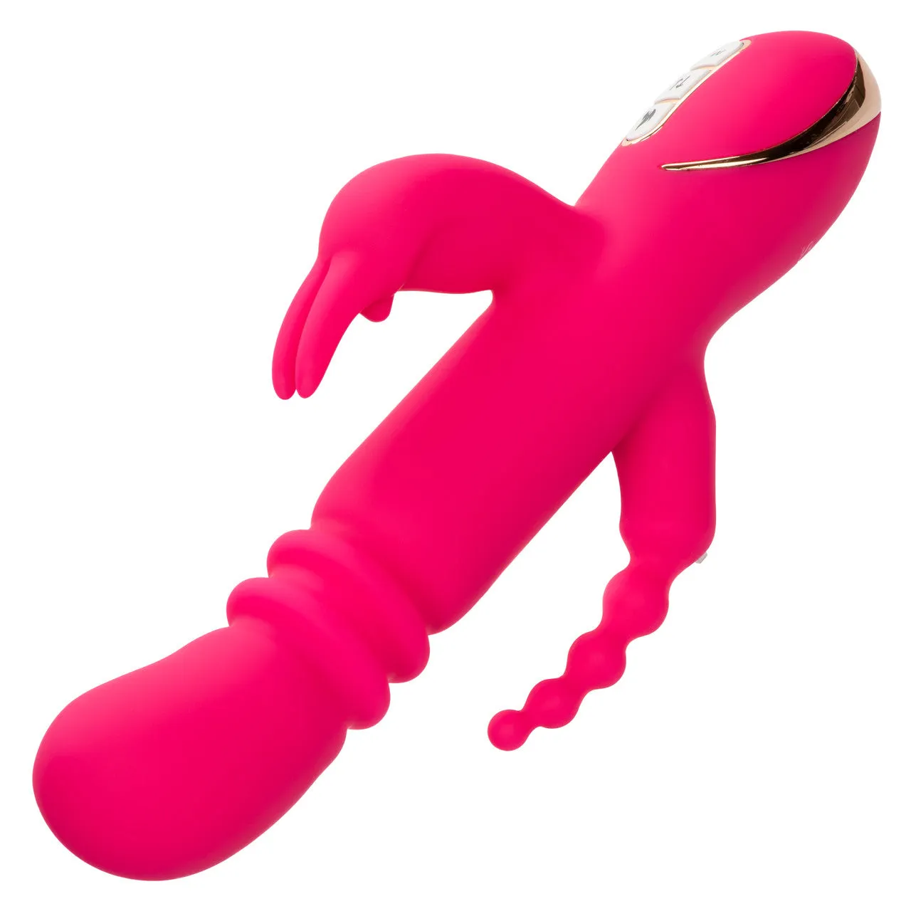 Jack Rabbit® Signature Heated Silicone Triple Fantasy Rabbit