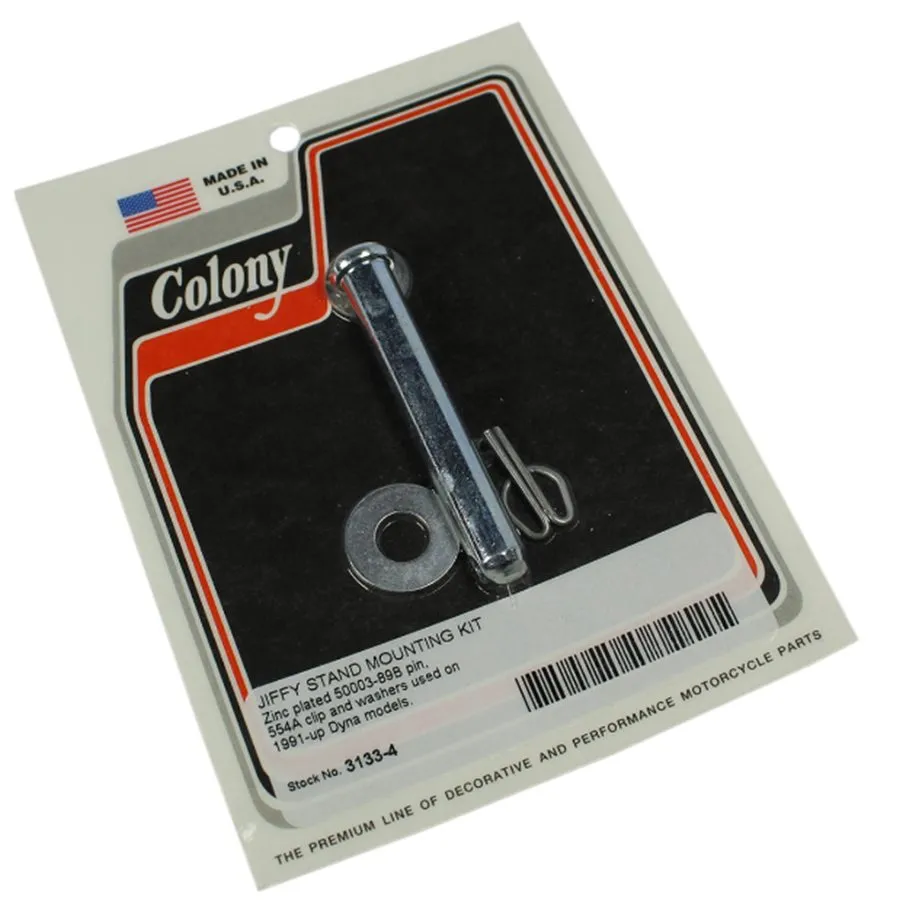 Jiffy/Kick Stand Mounting Hardware Kits - 99-17 Dyna
