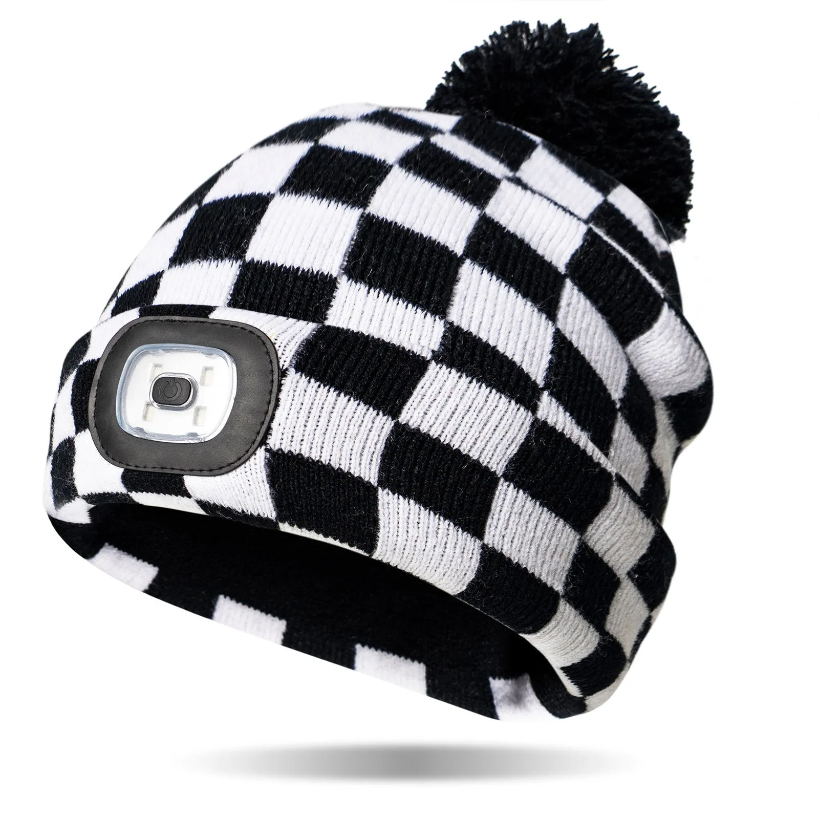 Kids Patterned Night Scope LED Beanie