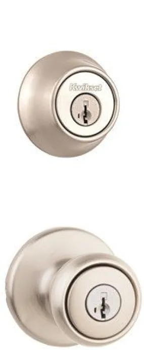 Kwikset 690T Tylo Combo Entry Set 400T/660 Smartkey Satin Nickel
