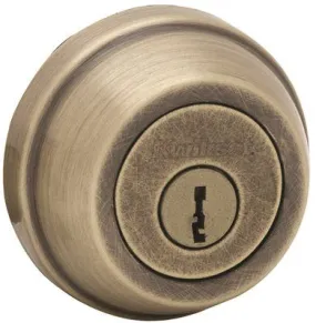 Kwikset 780 Deadlock Antique Brass