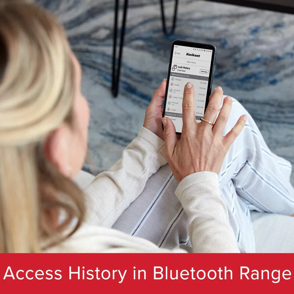 Kwikset Aura Bluetooth Programmable Keypad Smart Door Lock