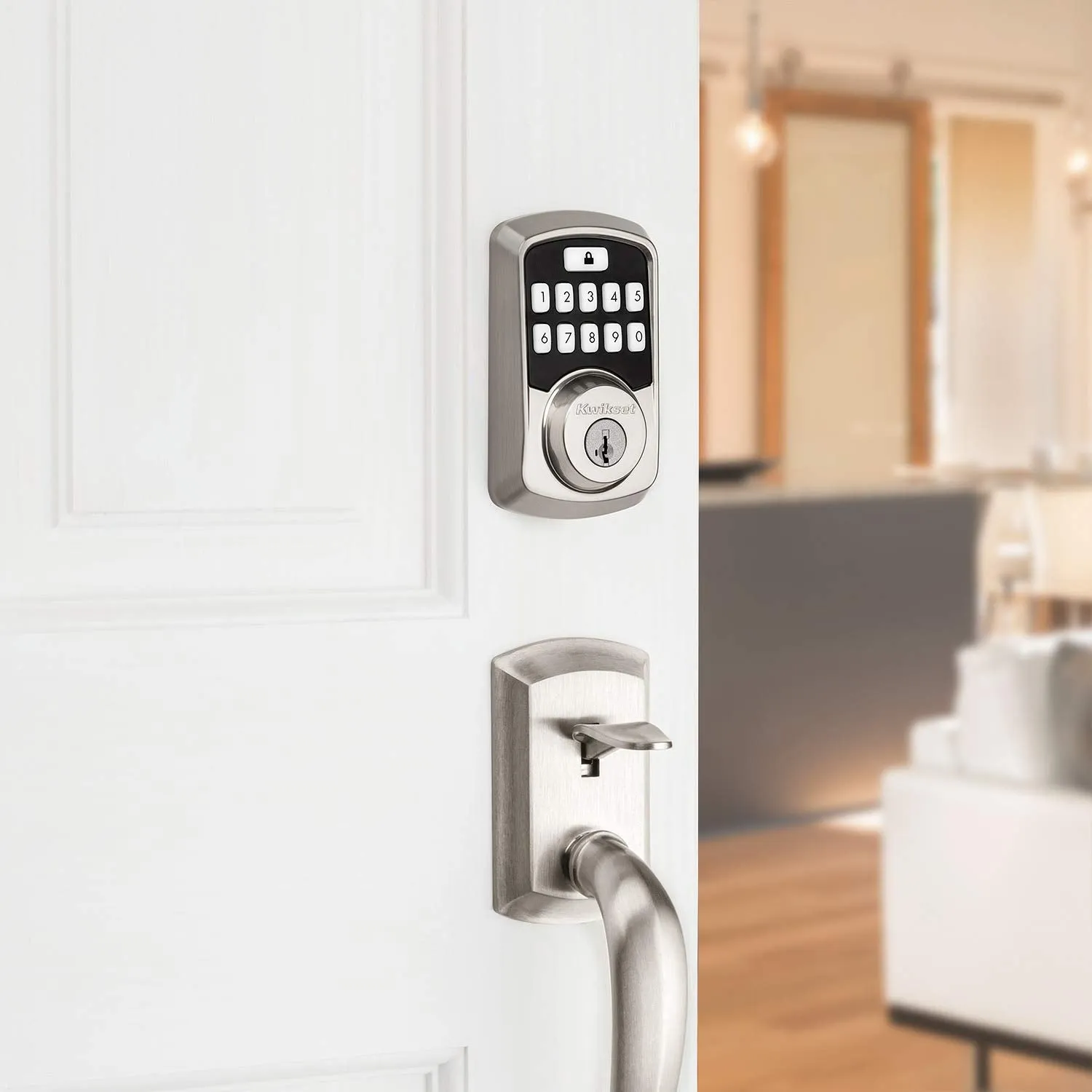Kwikset Aura Bluetooth Programmable Keypad Smart Door Lock