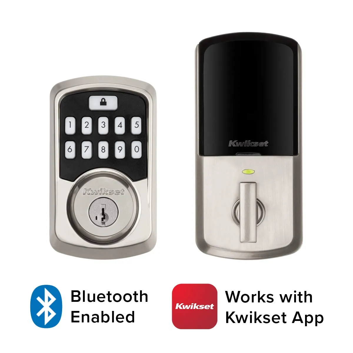 Kwikset Aura Bluetooth Programmable Keypad Smart Door Lock