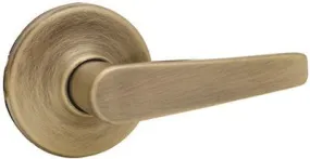 Kwikset Delta Passage Lever Antique Brass Ada Compliant