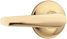 Kwikset Kingston Passage Lever Polished Brass