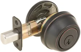 Kwikset Smartkey Deadbolt Single Cylinder Bronze