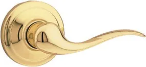 Kwikset Tustin Passage Lockset Polished Brass