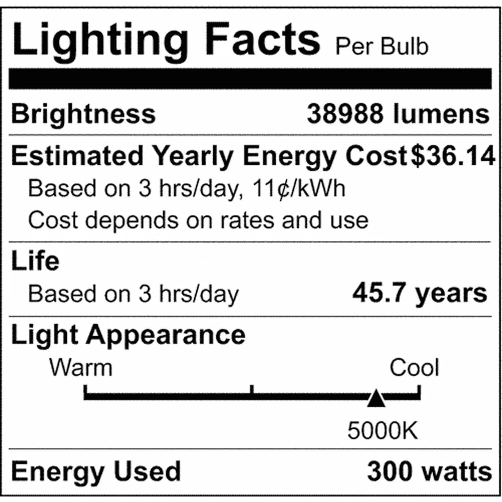 LED Area Light Type III 300W Bronze Finish 5000K 277-480V
