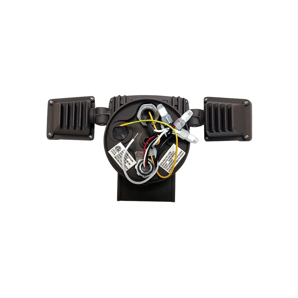 LED Flat Dual Head CCT Motion Security Lights