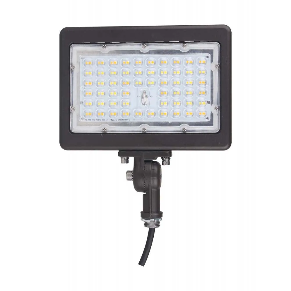 LED Flood Light 70w 5000K Bronze Finish 100-277V