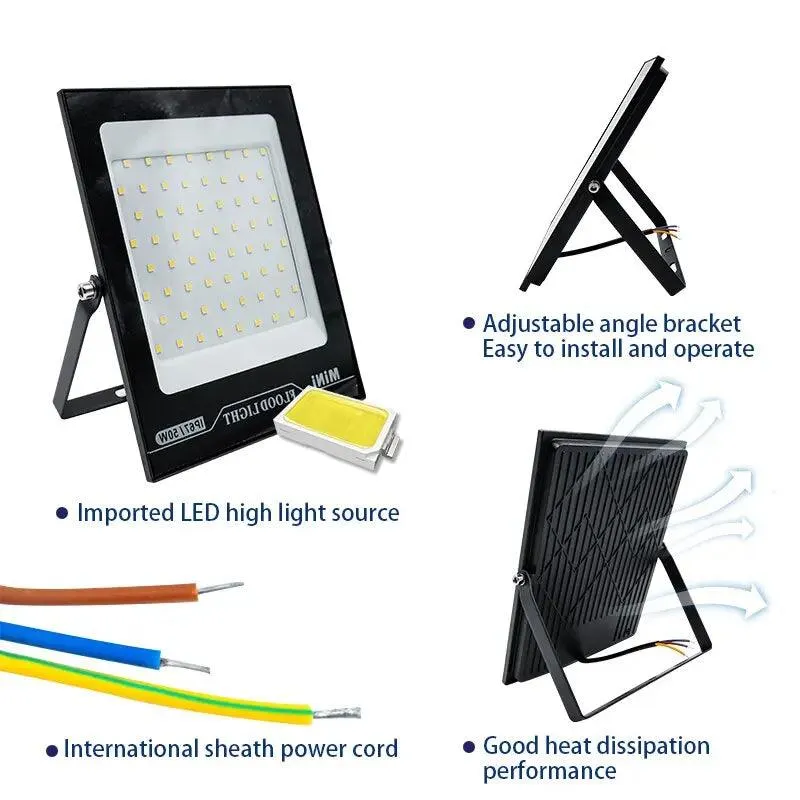 LED Flood Light AC220V High Brightness IP67 | 10W-150W optional