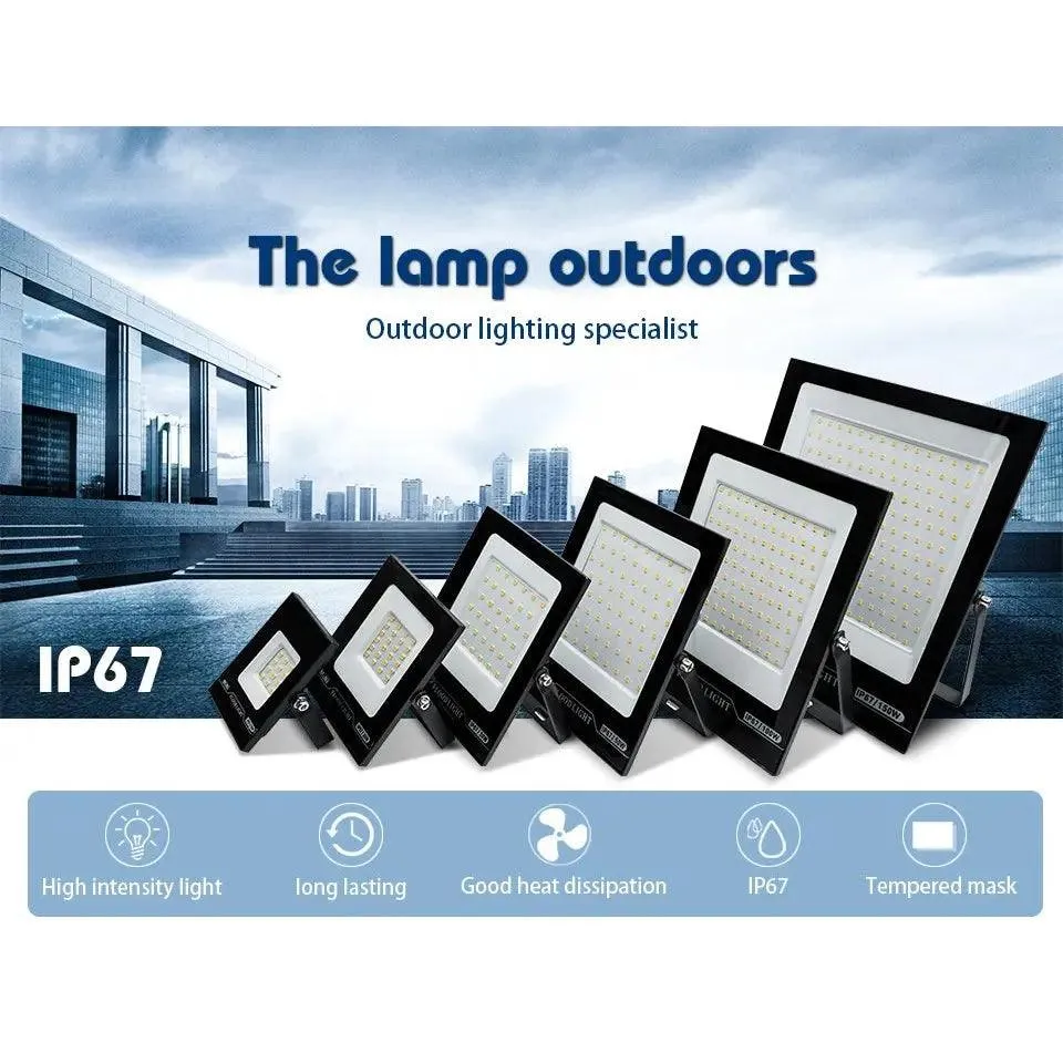 LED Flood Light AC220V High Brightness IP67 | 10W-150W optional