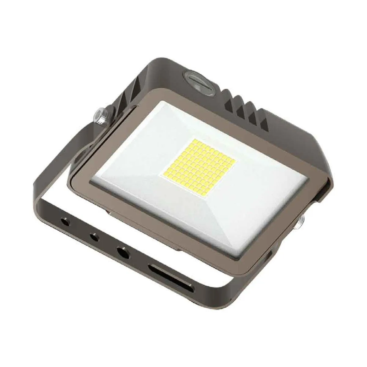 LED Flood Light With Photocell, 35 Watts, 5000 Lumens, 30K/40K/50K, 120-277V, Bronze