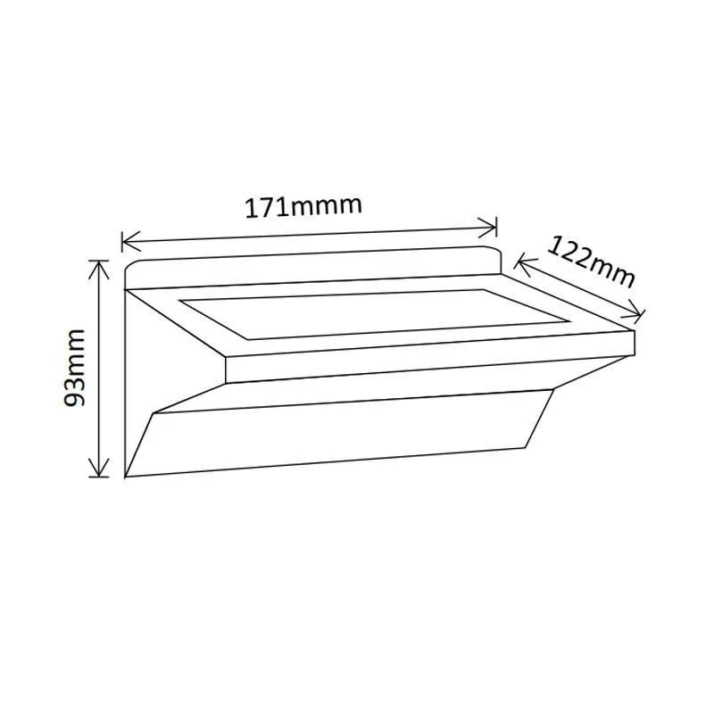LED Solar Flush Mounted Wall Light with Motion Sensor in Black or Stainless Steel - Solar Lighting Direct