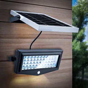 LED Solar Security Flood Light w/ Sensor and Solar Panel 10w 1000 Lumens PRS-05