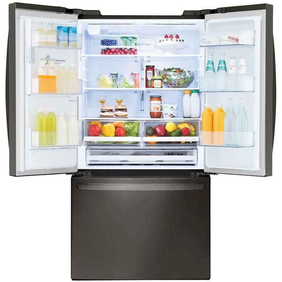 LG 36-inch 27.7 cu. ft. 3-Door French Door Refrigerator with Smart Diagnosis LRFS28XBD