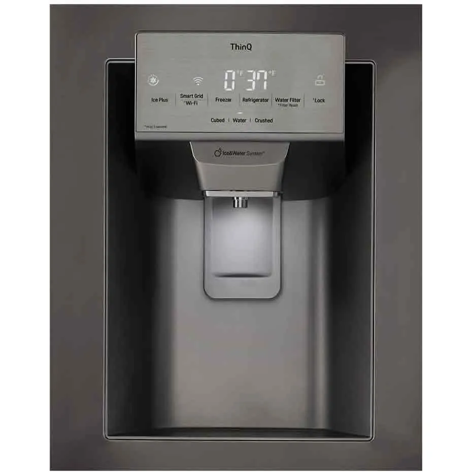 LG 36-inch 27.7 cu. ft. 3-Door French Door Refrigerator with Smart Diagnosis LRFS28XBD