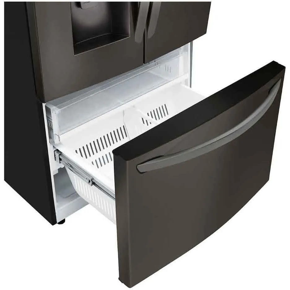 LG 36-inch 27.7 cu. ft. 3-Door French Door Refrigerator with Smart Diagnosis LRFS28XBD