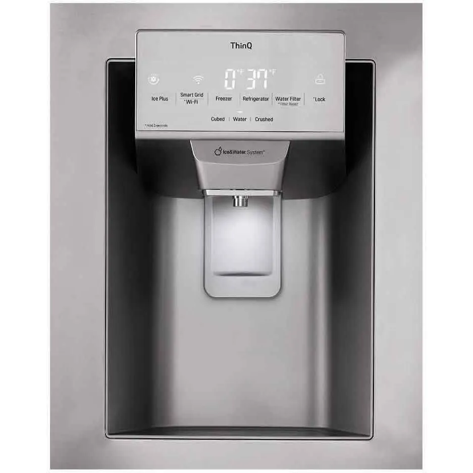 LG 36-inch 27.7 cu. ft. 3-Door French Door Refrigerator with Smart Diagnosis LRFS28XBS