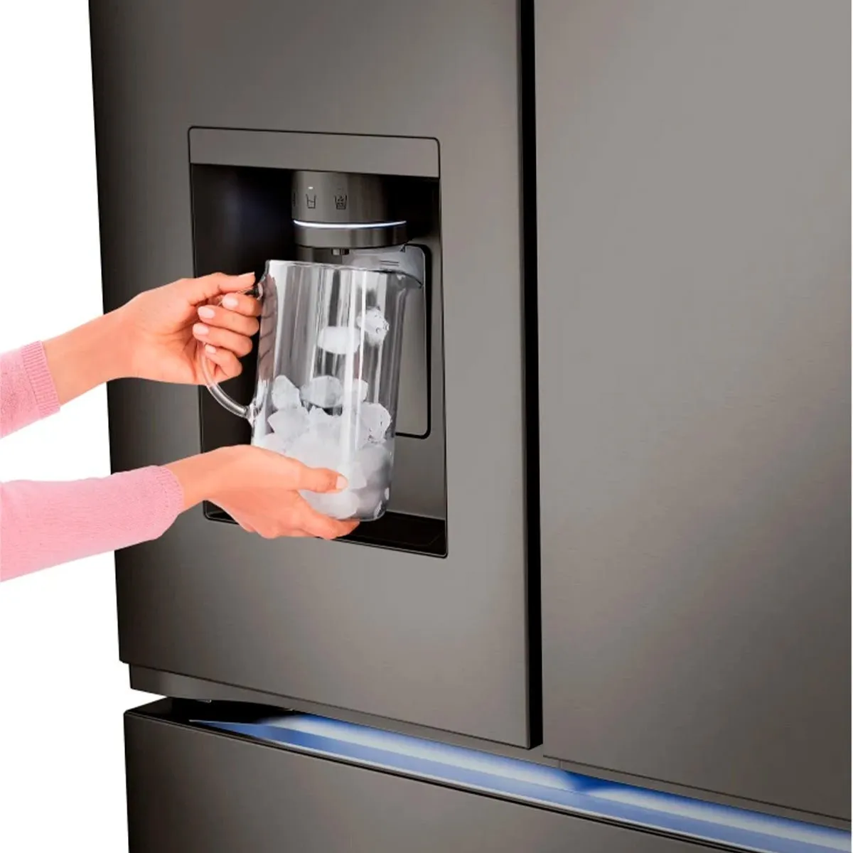 LRYXC2606D - REFRIGERATORS - LG - French 3-Door - Black Stainless - Open Box