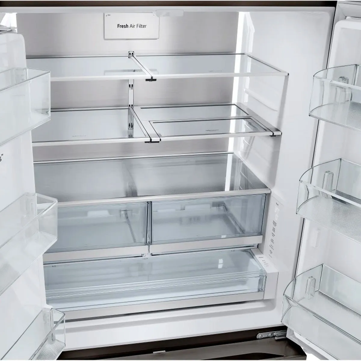 LRYXC2606D - REFRIGERATORS - LG - French 3-Door - Black Stainless - Open Box
