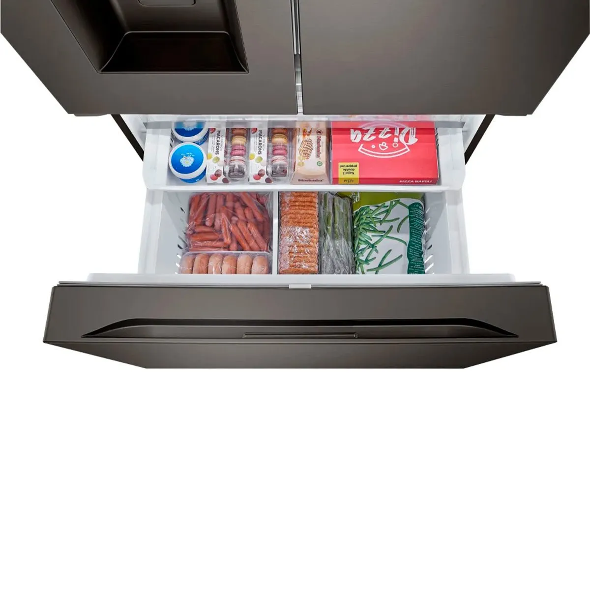 LRYXC2606D - REFRIGERATORS - LG - French 3-Door - Black Stainless - Open Box