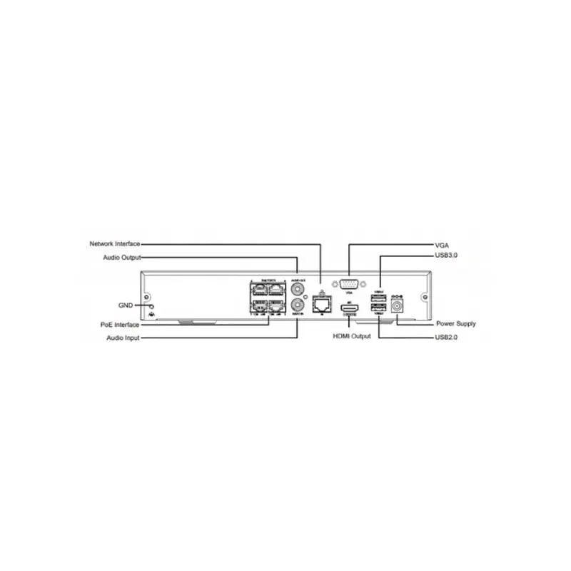 LTS VSN7104-P4 4 Channel 4K H.265 NVR with 4 Ports Built-in PoE (No HDD)