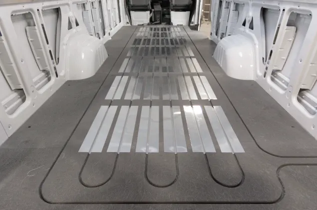 Mercedes Sprinter 170" WB Heated Floor (Gen 2 w/ 5 way exits)