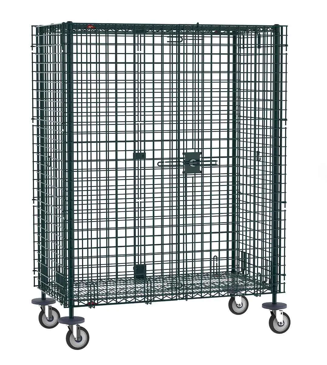 Metro SEC53DK3 Metroseal&reg; Green Security Cart, fits 24" x 36" Shelves