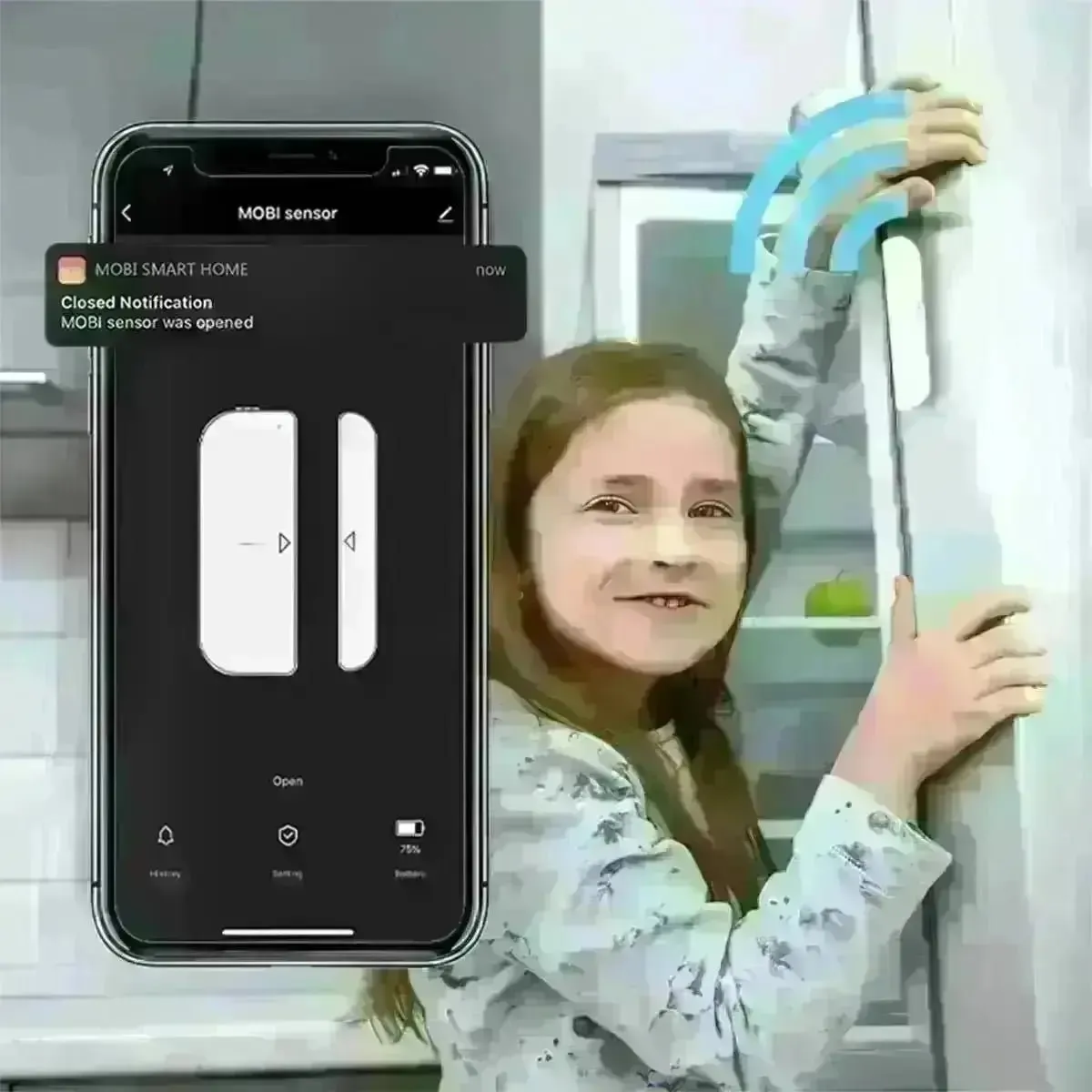 MOBI Smart Wi-Fi Door and Window Sensor