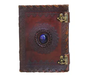 Mystical Blue Stone Journal with 2 Locks