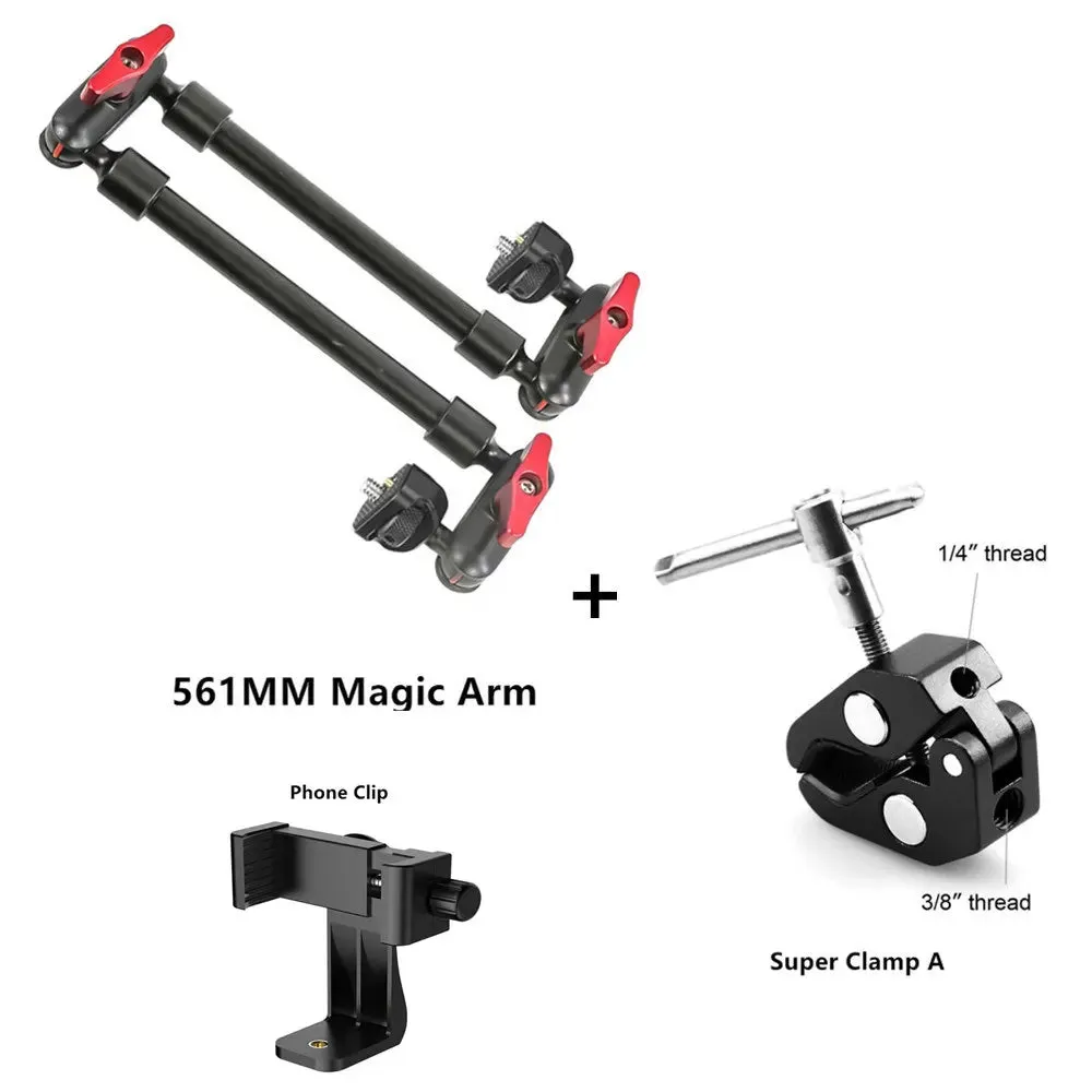 New 32inch VRIG Magic Arm Phone Stand for Mobile Phone Camera or Webcam for Vlogging, Recording, Photographers or Influencers