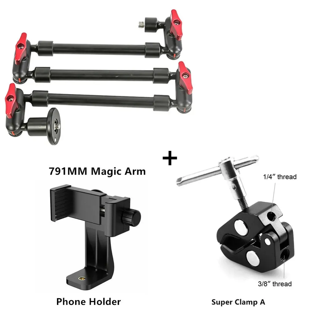 New 32inch VRIG Magic Arm Phone Stand for Mobile Phone Camera or Webcam for Vlogging, Recording, Photographers or Influencers