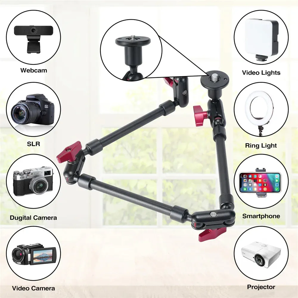 New 32inch VRIG Magic Arm Phone Stand for Mobile Phone Camera or Webcam for Vlogging, Recording, Photographers or Influencers