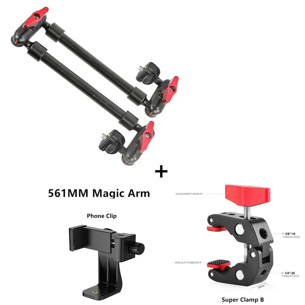 New 32inch VRIG Magic Arm Phone Stand for Mobile Phone Camera or Webcam for Vlogging, Recording, Photographers or Influencers