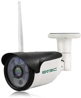 New SV3C HD 960P WiFi Wireless Security Camera Outdoor, Aluminum Metal Housing, Motion Detection Alarm/Recording, Support Max 64GB SD Card(Not Included), Home Security Surveillance IP Camera