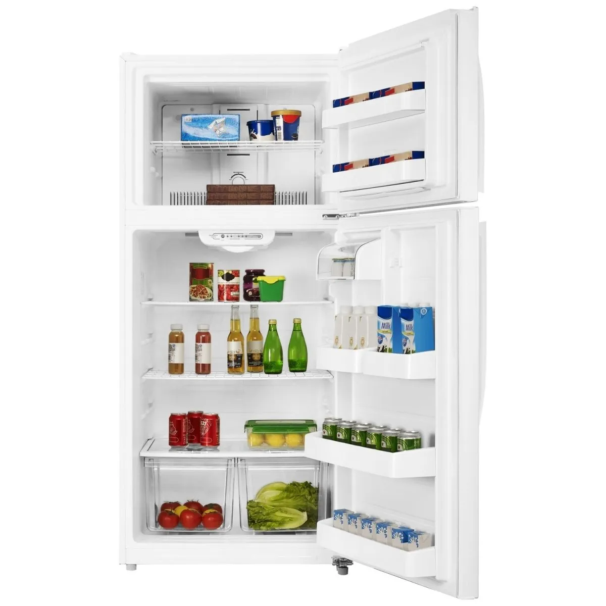 NS-RTM18WH8Q - REFRIGERATORS - Insignia - Top Freezer - White - Open Box