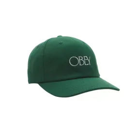 Obey Hedges 6 Panel - Dark Cedar