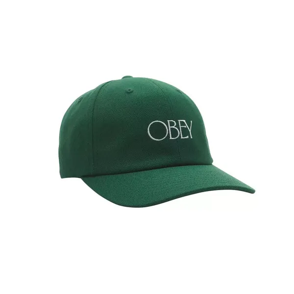 Obey Hedges 6 Panel - Dark Cedar