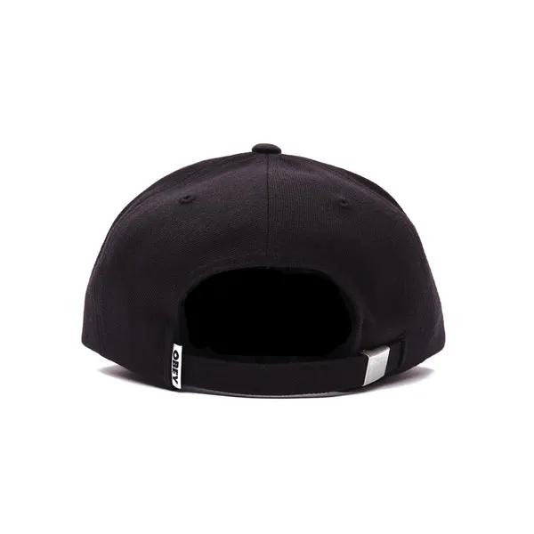 Obey Serge 6 Panel - Black