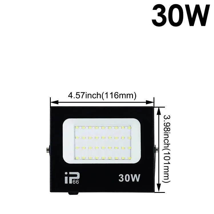 Outdoor LED Black Garden Floodlights: Stylish Lighting Solution for Outdoor Spaces