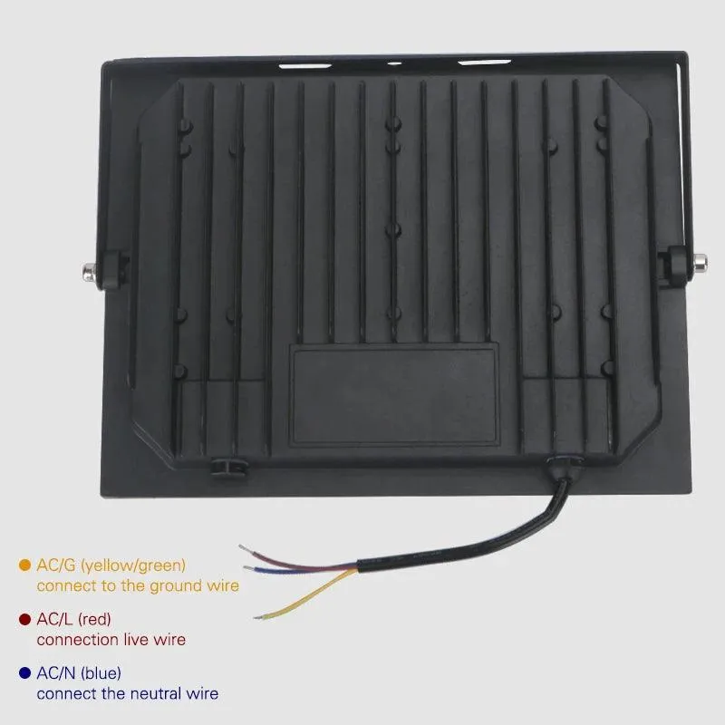 Outdoor LED Black Garden Floodlights: Stylish Lighting Solution for Outdoor Spaces