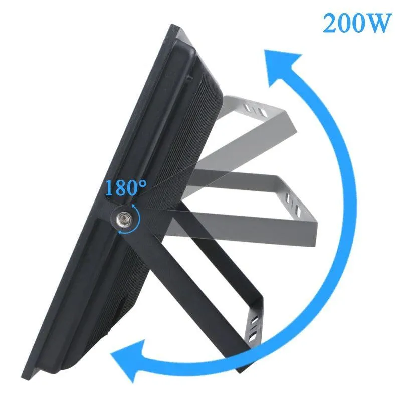 Outdoor LED Black Garden Floodlights: Stylish Lighting Solution for Outdoor Spaces