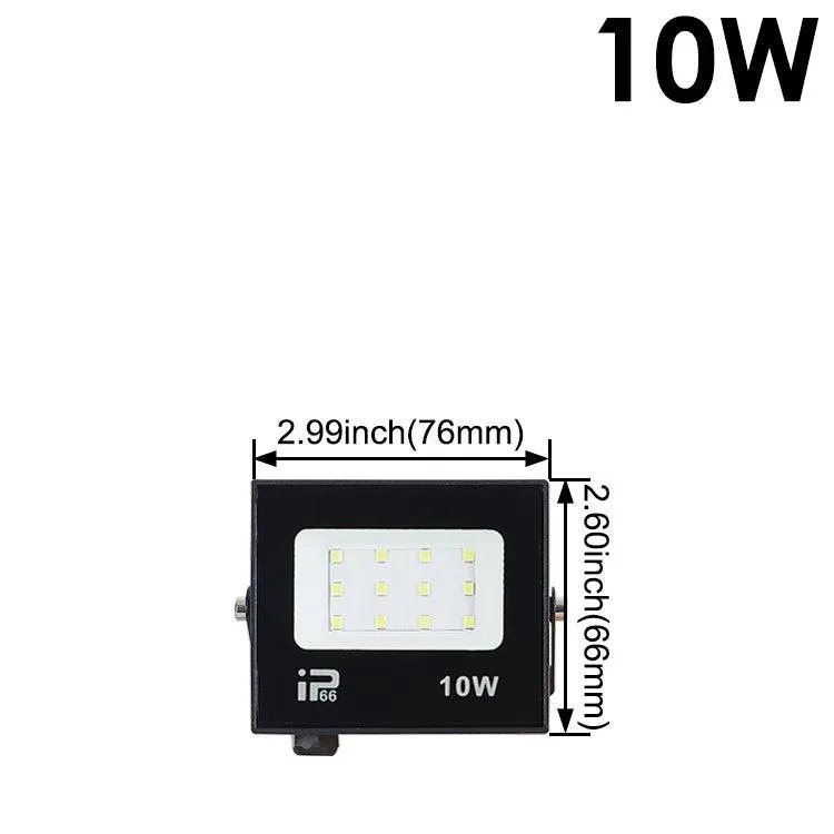 Outdoor LED Black Garden Floodlights: Stylish Lighting Solution for Outdoor Spaces