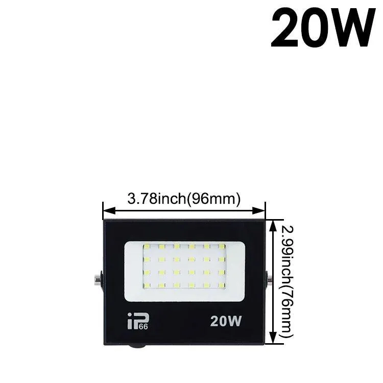 Outdoor LED Black Garden Floodlights: Stylish Lighting Solution for Outdoor Spaces