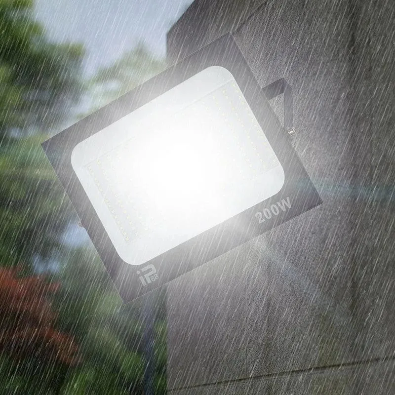 Outdoor LED Black Garden Floodlights: Stylish Lighting Solution for Outdoor Spaces