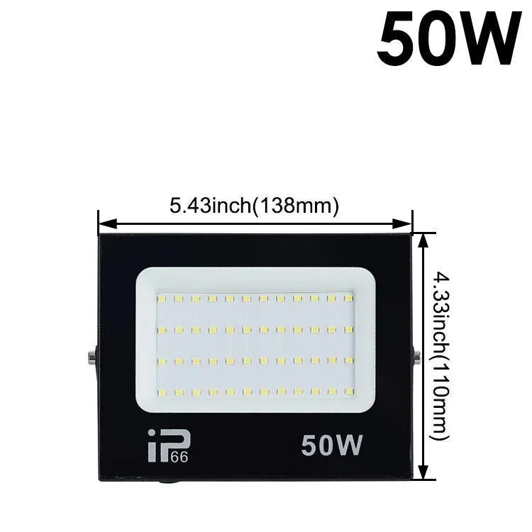 Outdoor LED Black Garden Floodlights: Stylish Lighting Solution for Outdoor Spaces