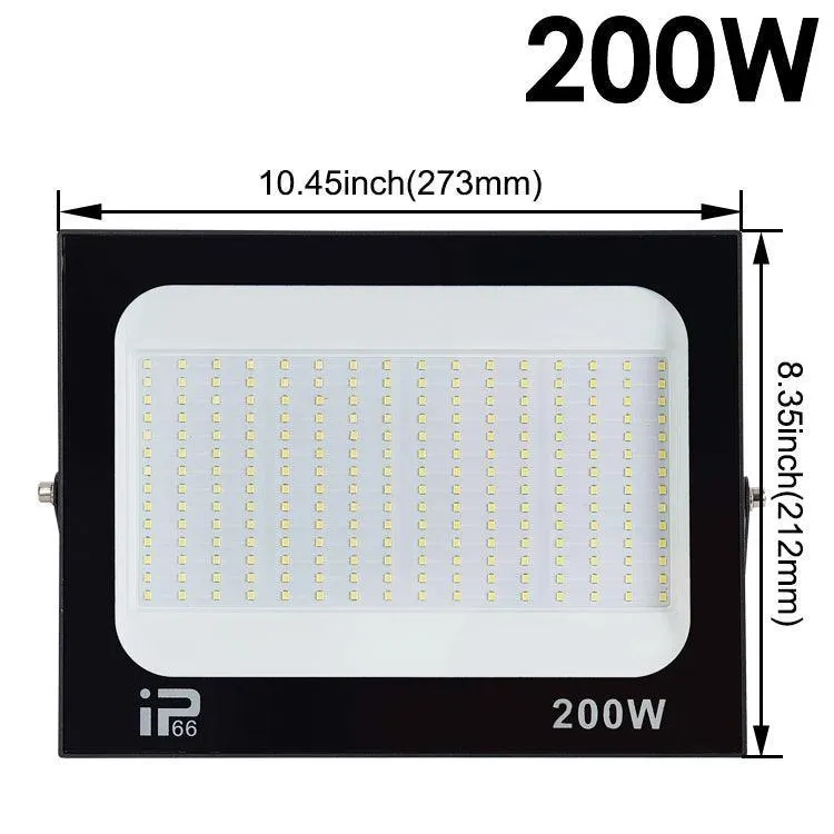 Outdoor LED Black Garden Floodlights: Stylish Lighting Solution for Outdoor Spaces